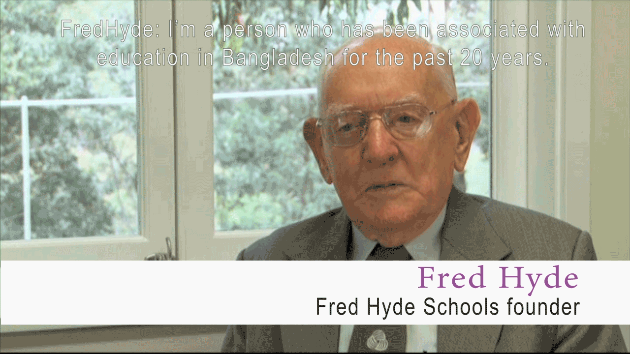 Fred Hyde main video snippet